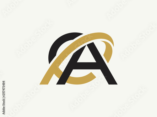 Elegant And Modern Lettermark Logo Design With Abstract Branding Elements