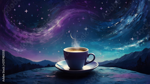 night sky with stars