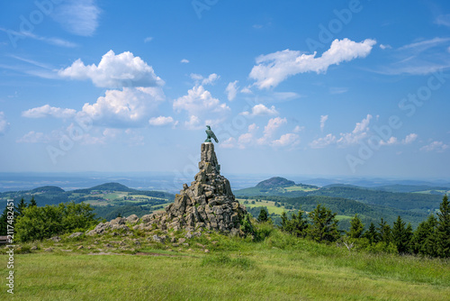 Landschaft auf der Wasserkuppe in der Rhön