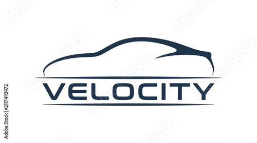 Minimalist Smart Automotive Logo Design Featuring a Modern Stylized Vehicle Symbol