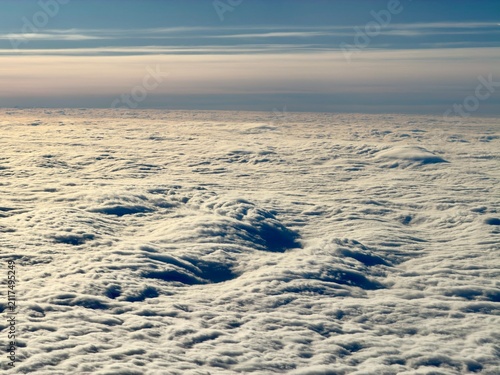 Wolken im Abendlicht