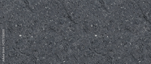 Fotografie Slate rock texture featuring a rugged charcoal mineral matrix with fine crystall