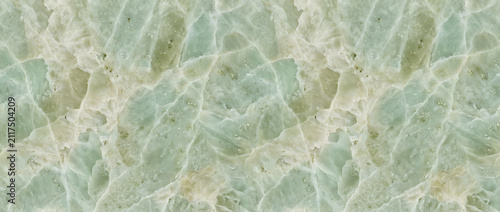Принти на полотні Marble texture featuring a beautiful blend of light green onyx stone layers with