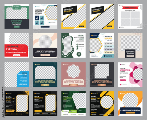 Professional Business Event Square Banner Template