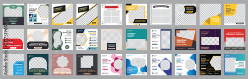 Clean Corporate Identity Square Post for Social Media