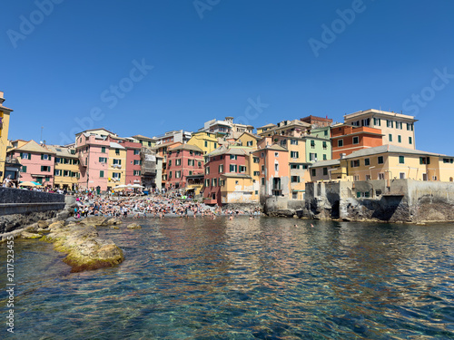 the seaside village of Boccadasse, now a district of the city of Genoa