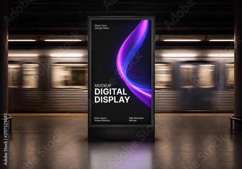 Digital Display Billboard Mockup
