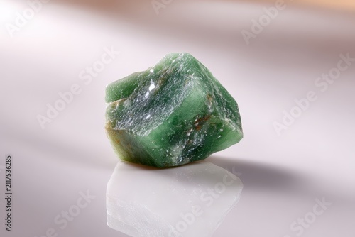 Green Jade Crystal Stone for Healing and Jewelry