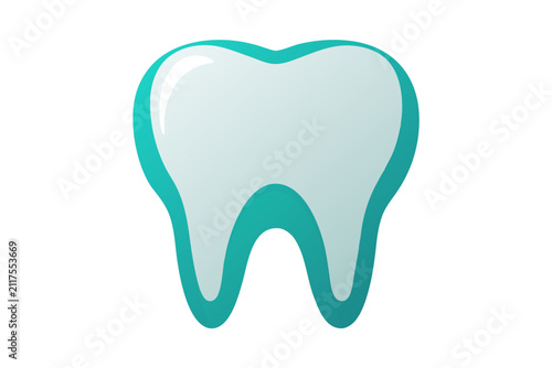 3D Tooth Illustration for Dental Care and Oral Health. Dental anatomy model for dentistry, orthodontics, and health education.