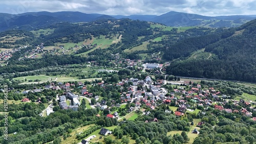 Piwniczna-Zdrój – miasto uzdrowiskowe w województwie małopolskim, Polska, Europa, Beskid Sądecki
