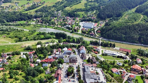 Piwniczna-Zdrój – miasto uzdrowiskowe w województwie małopolskim, Polska, Europa, Beskid Sądecki