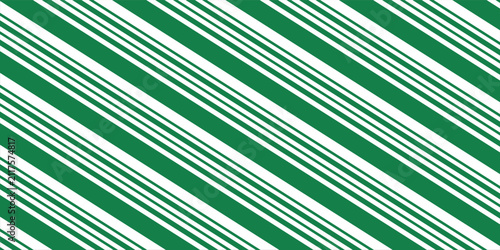 Fotografie Vintage green candy cane stripes Christmas holiday Vector Pattern