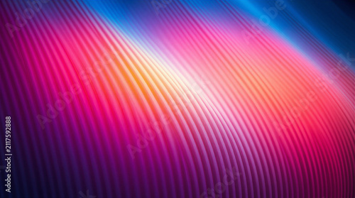 Abstract Background with Warm Orange and Red Gradient Light Beam