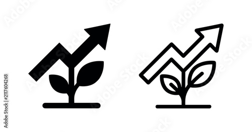 Business Growth and Investment Success Icon