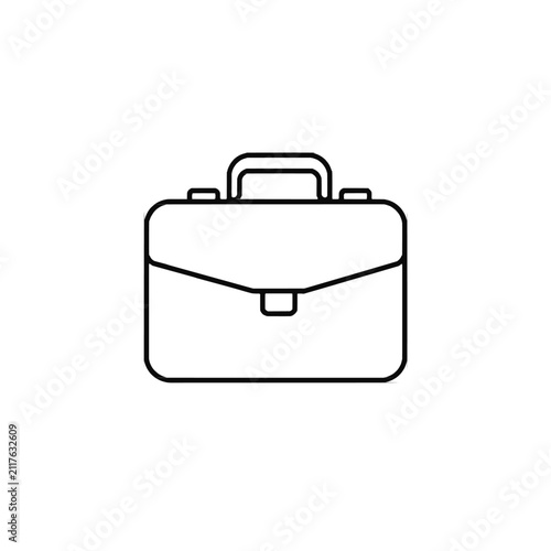Briefcase Line Art Icon For Business And Professional Use