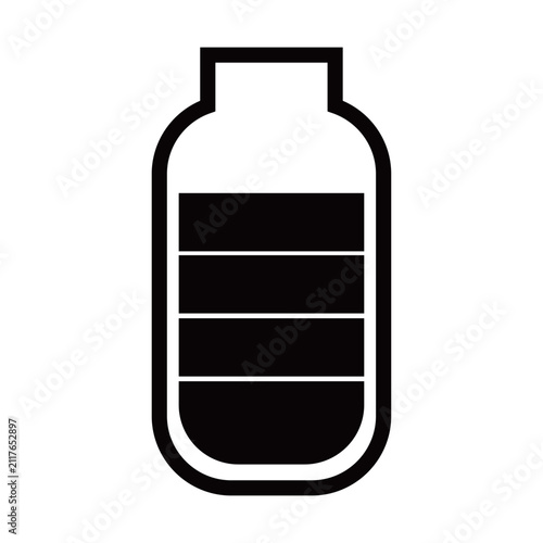 battery vector, clip art, and symbol. Flat design of  battery concept and simple design