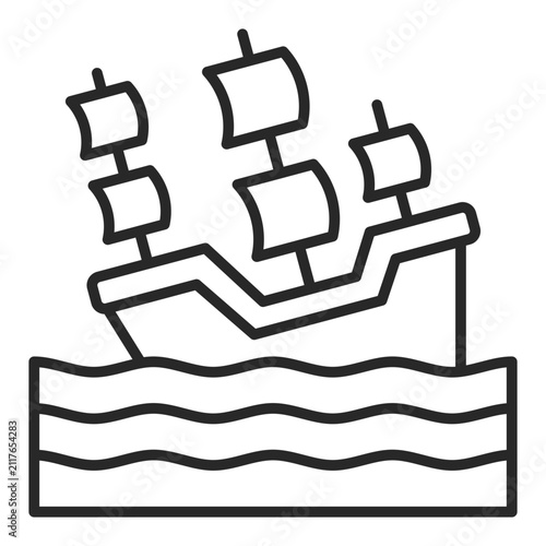 Ship sinking Icon