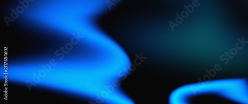 Принти на полотні Abstract wavy blue background, fluid motion, gradient, and soft focus conveying a sense of calm and technological advancement