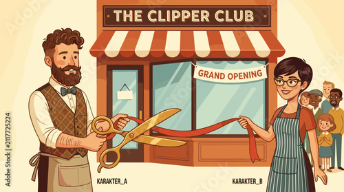 Grand opening ceremony for The Clipper Club.