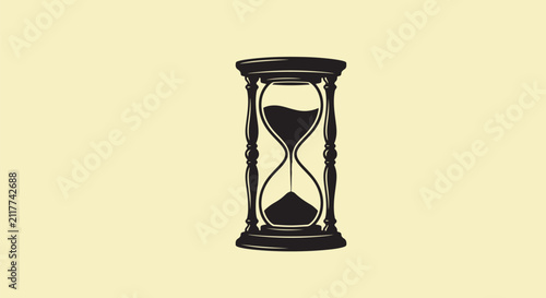 a classic hourglass sand timer representing time management, productivity, deadlines, countdown, patience, workflow, business planning, and strategic decision-making. Perfect for business presentation
