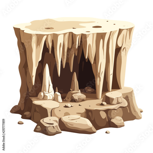 Stalagmite Cross Section