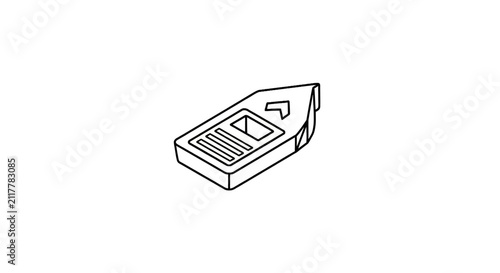 A single USB flash drive device.