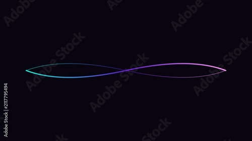 AI Voice Waveform Assistant Gradient Soundwave Motion Graphic