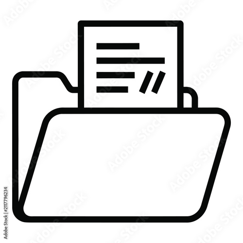 document file folder icon symbol