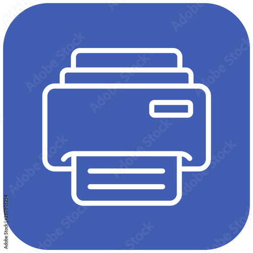 Vector Design Printer Icon Style