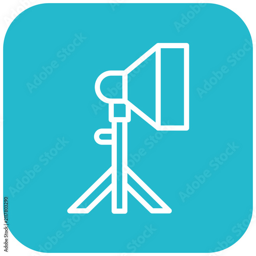 Vector Design Tripod Camera Icon Style