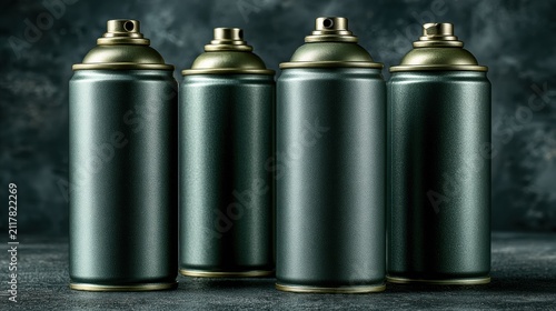 Rustproofing and Cavity Wax Aerosol Cans on Dark Matte Surface in Studio Setting With Soft Lighting