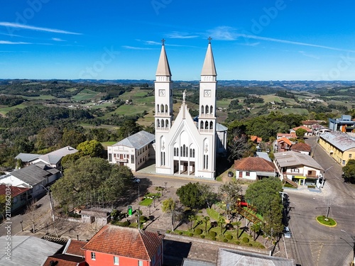 Church of Monte Belo do Sul in the Serra Gaúcha