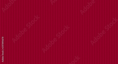 Seamless Dark Red Vertical Striped Pattern Background, Burgundy Ribbed Texture Vector