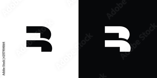 Modern and unique letter B initials logo design