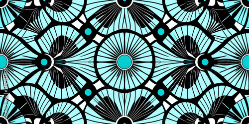 abstract seamless pattern with circles