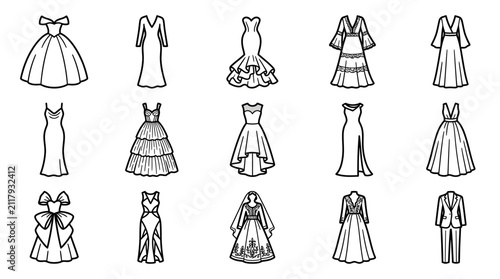 Foto Corporate Collection of 15 Elegant Black and White Line Dress Styles and Formal