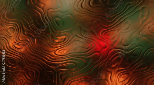 Abstract Textured Background in Warm Earth Tones and Fluid Shapes