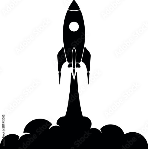 rocket in space