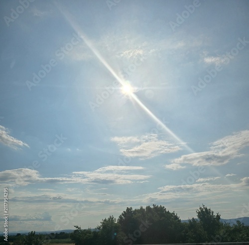 Photography sun and clouds