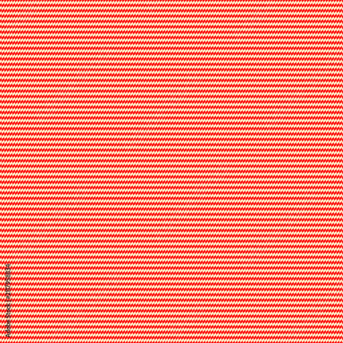 Seamless horizontal jagged striped pattern. Repeated red angular lines on yellow background. Sharp waves abstract wallpaper. Zigzag motif. For scrapbook paper, textile print. Wavy vector illustration