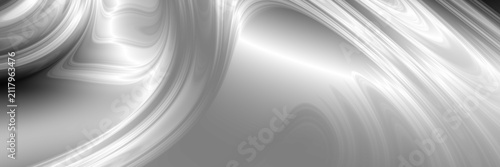 Silver wave shiny material fashion pattern art background