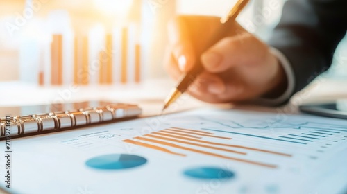 Financial Adviser Analyzes Wealth Creation Plan Digital Busin Alternate Investment Analysis View, professional financial adviser, investment analysis, wealth management planning