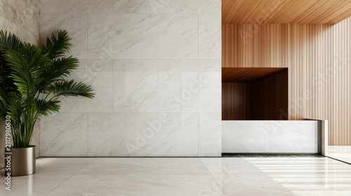 Grand Marble Reception Architectural Water Wall Refined Luxur Grand Staircase Composition, grand marble lobby interior, luxury atrium architecture, premium hospitality design