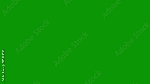 Green and black abstract background with radiating light bursts during a clean presentation
