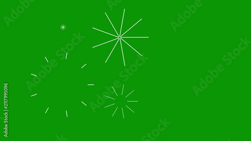 Abstract Green and Black Stripes with Subtle Sparkle Animation