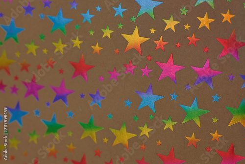 Etoiles multicolores