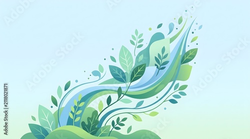 International Youth Day Nature Inspired Background