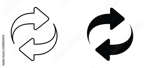 Bild auf Leinwand Recycle Symbol Pair