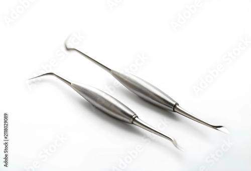 Two stainless steel dental ...