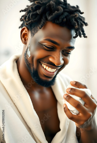 Smiling african american ma...
